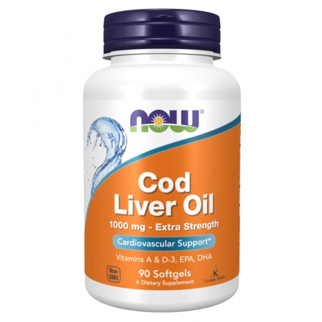 Cod Liver Oil 1000mg Extra Strength 90softgels